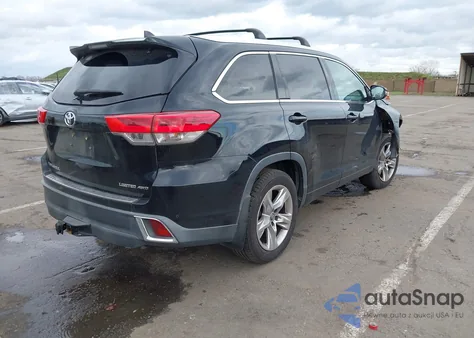 2017 Toyota Highlander Limited z USA, uszkodzony, nr VIN 5TDDZRFH3HS358176